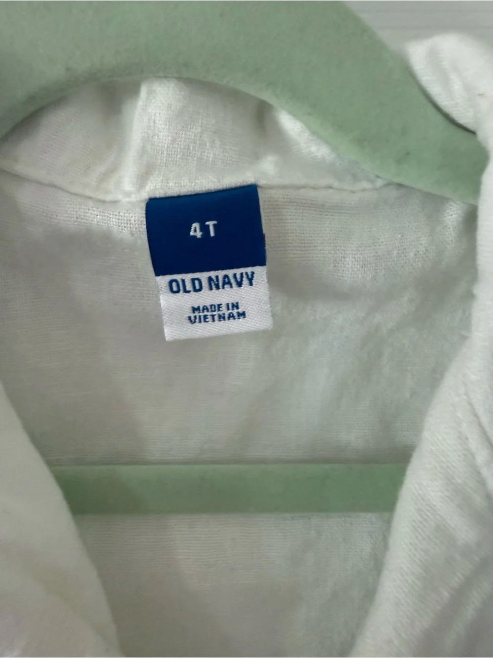 Old Navy Classic White Short-Sleeve Button Front Shirt for Boys-4T